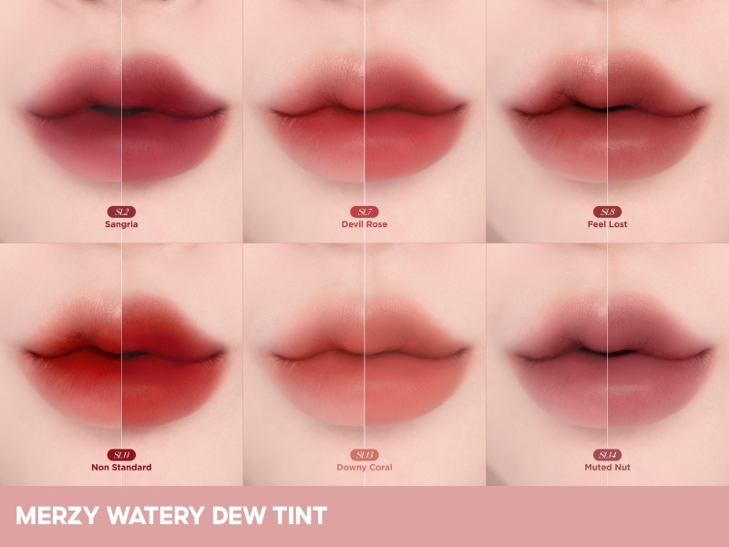 Fuảll bng màu son Merzy Soft Touch Lip Tint