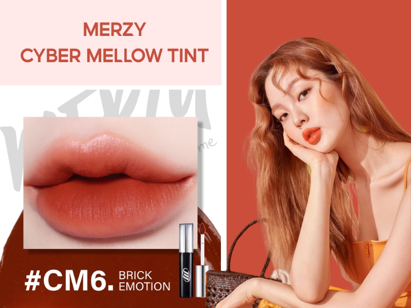 son merzy màu cam cháy