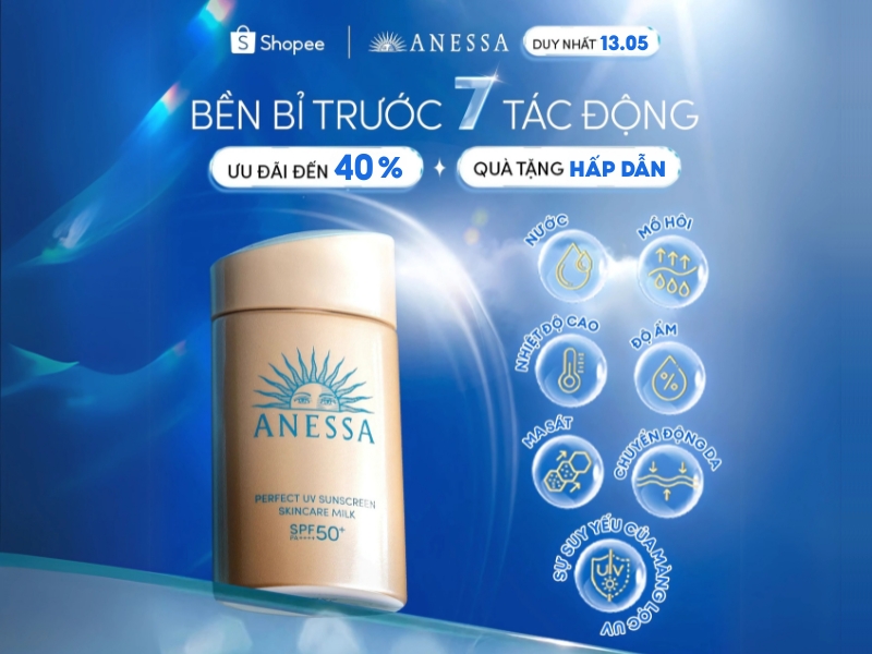Anessa Gold Milk Siêu Sale Thương Hiệu 13.05 Shopee