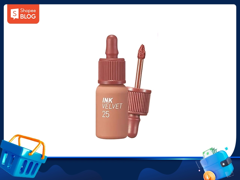 Son kem Peripera Ink Velvet 25 Cinnamon Nude