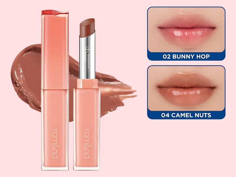 Màu đẹp nhất trong dòng son Romand Sheer Tinted Stick