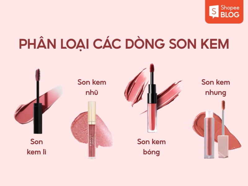 Phân biệt các dòng son kem