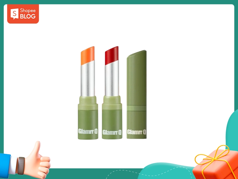 Son dưỡng có màu thuần chay Glamrr Q Vegan Super từ Hàn Quốc