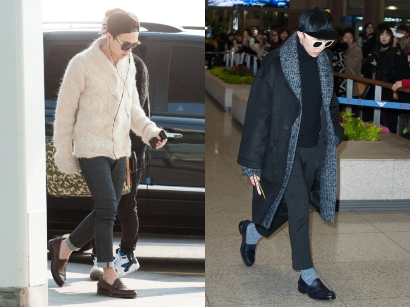 Giày lười theo phong cách G Dragon