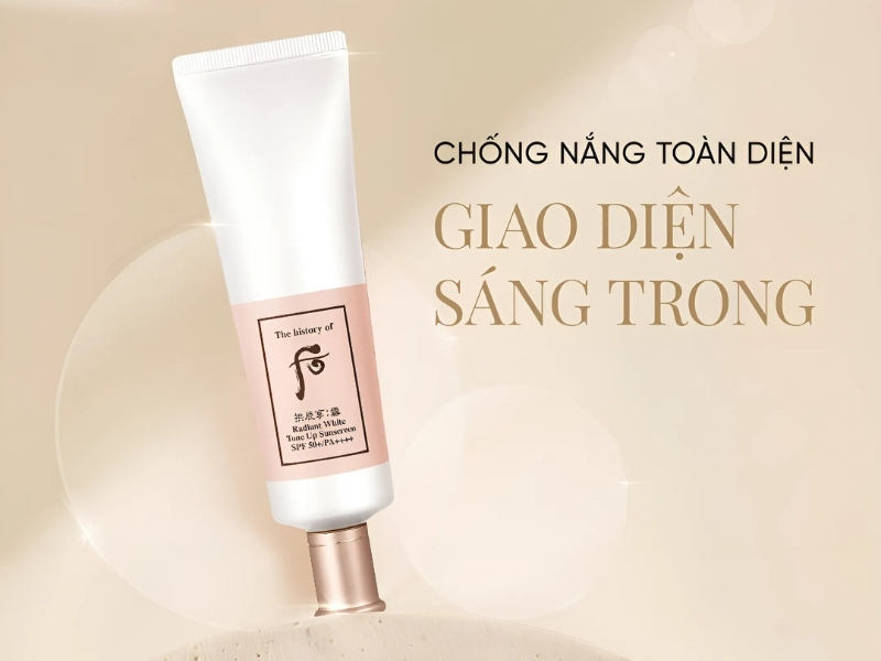 Kem chống nắng nâng tông Whoo Gongjinhyang