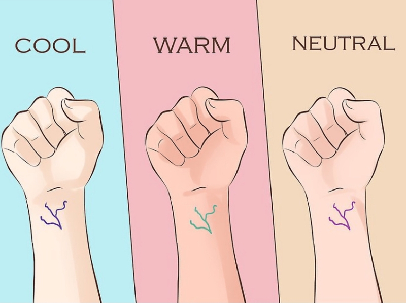 Quan sát tĩnh mạch cổ tay dưới ánh sáng tự nhiên