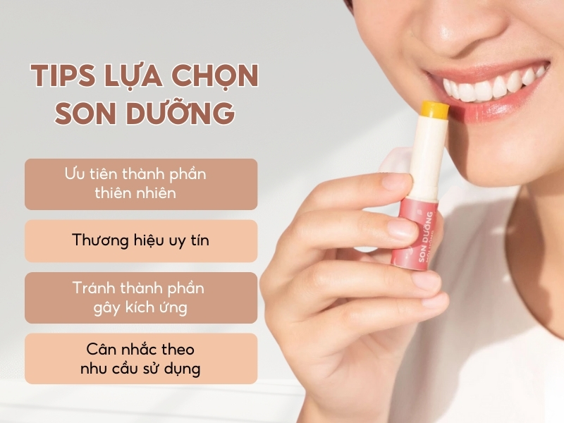 Mẹo giúp bạn lựa chọn son dưỡng phù hợp