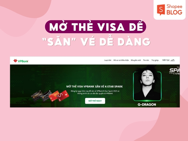 Mở thẻ Visa VPBank