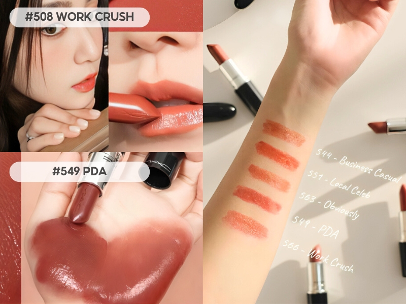 Son thỏi bóng MAC Lustreglass Sheer Shine Lipstick
