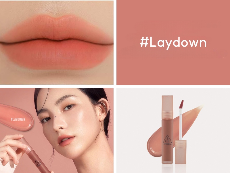 Son hồng trầm 3CE Blur Water Tint Laydown