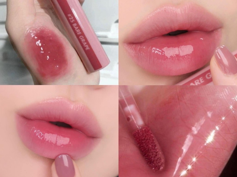 Romand Juicy Lasting Tint màu 25 Bare Grape