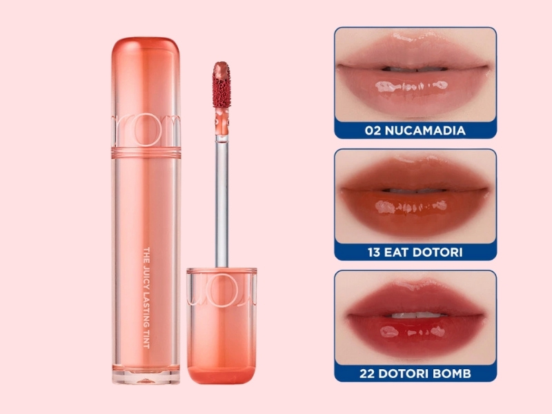 Màu đẹp nhất dòng Romand Juicy Lasting Tint