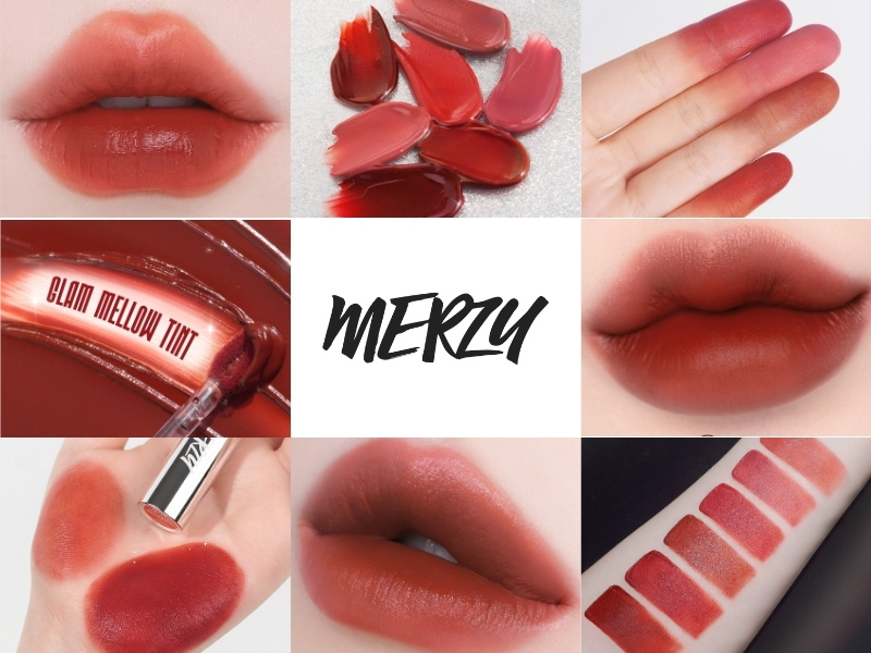 Swatch son Merzy Glam Mellow Tint