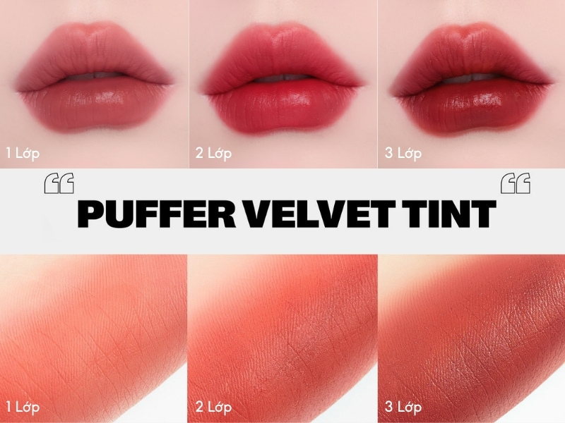 Swatch son Merzy Puffer Velvet Tint