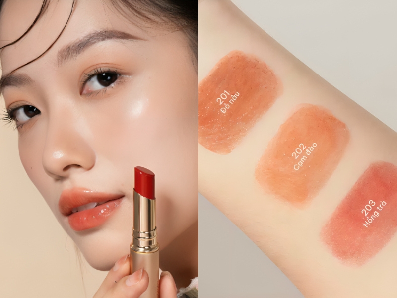 Son Nhiên dưỡng môi căng mọng