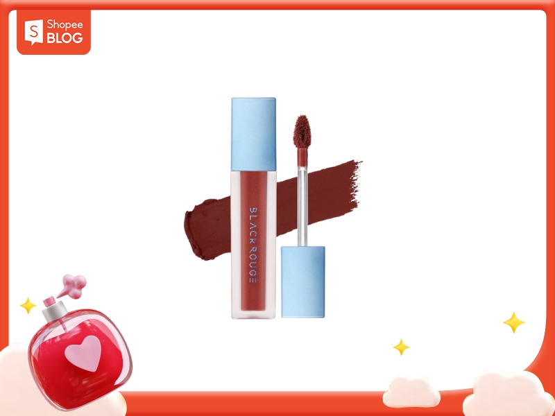 Son kem màu nâu tây Black Rouge Velvet Tint Ver6 A32
