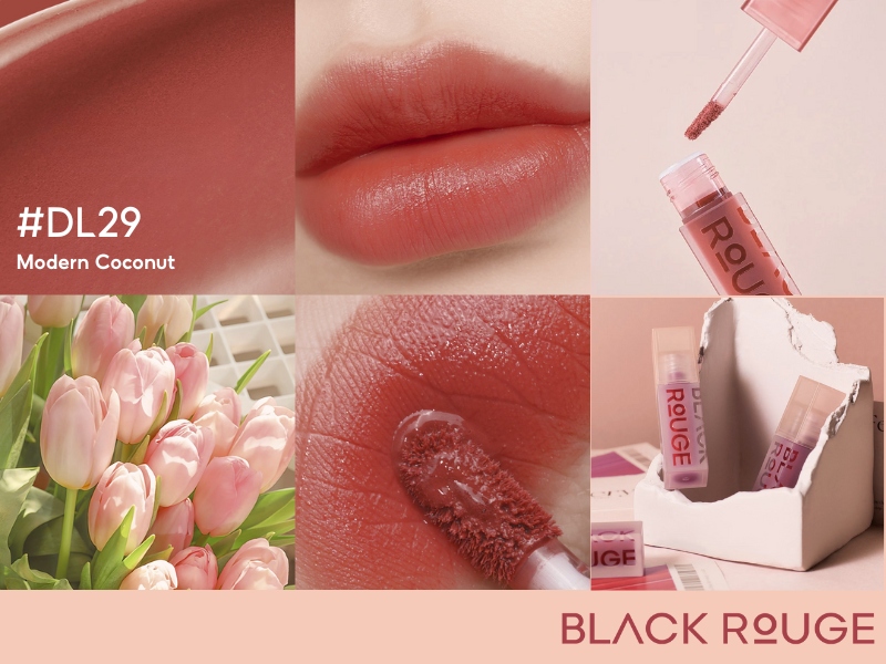 Son cho da ngăm Son Black Rouge DL29 Modern Coconut