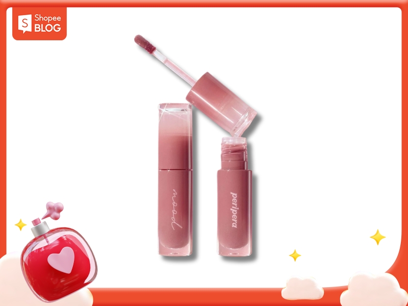 Son Peripera Ink Mood Glowy tint màu #23 Coral Chemistry