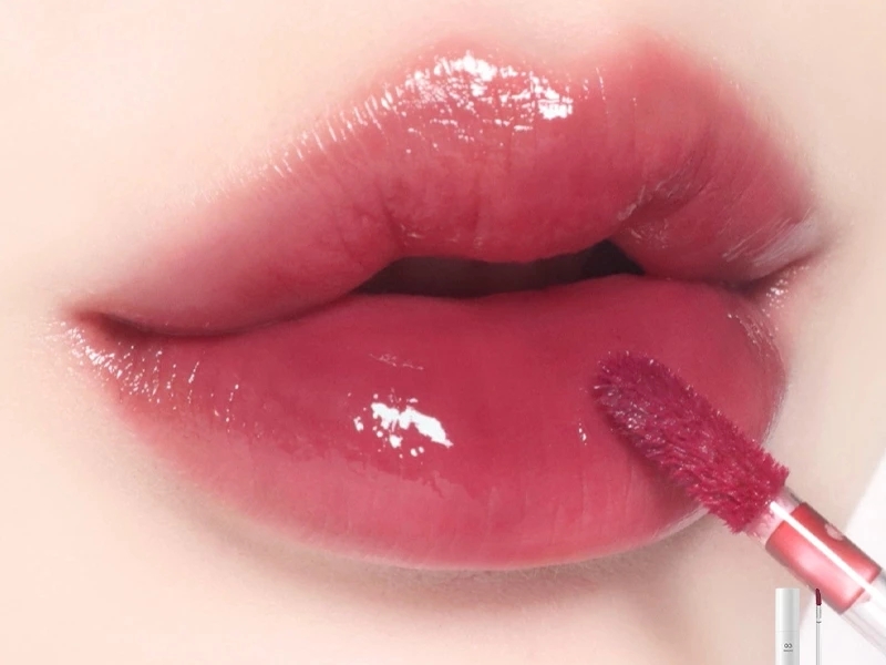 Son tint bóng Bbia Glow Lip màu 003 Mauve