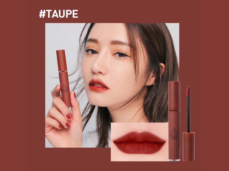 Son 3CE Velvet Lip Tint Taupe