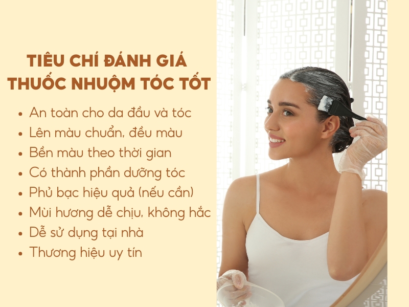 Thuốc nhuộm tóc nào không độc hại?