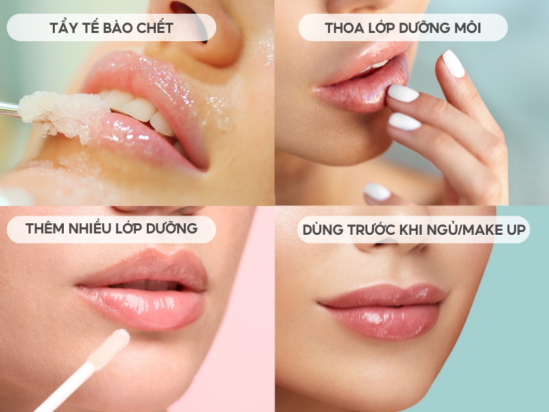 Cách sử dụng Son Dưỡng Whoo Mi Glow hiệu quả trong 4 bước