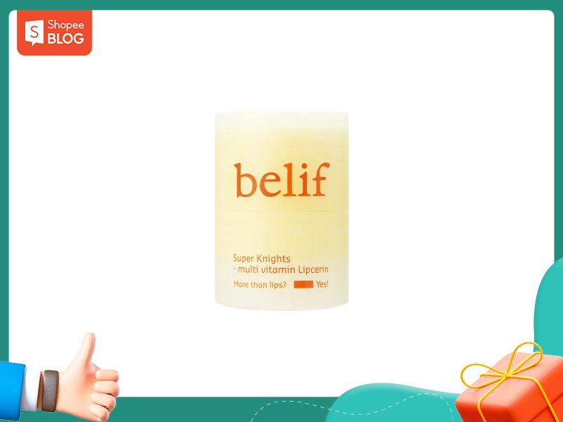 Dưỡng môi dạng thỏi vặn Belif Super Knights Multi Vitamin Lipcerin