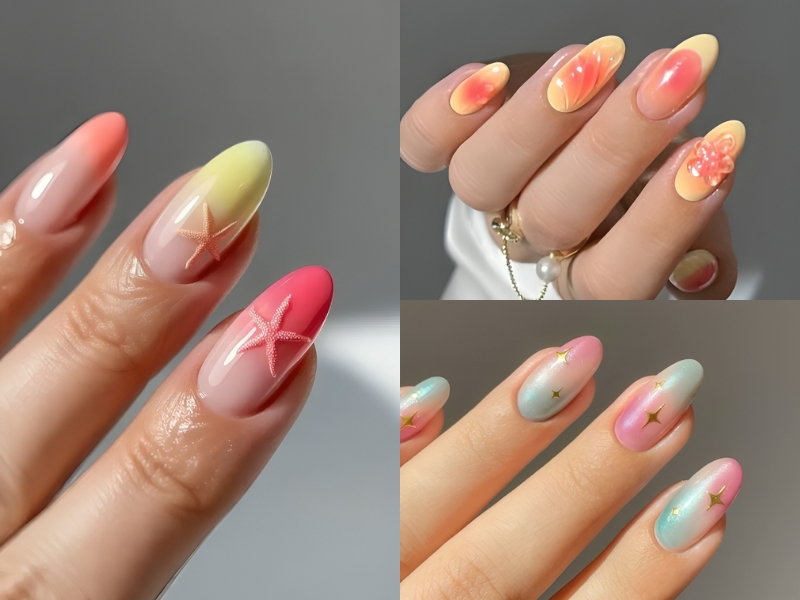 Mẫu nail ombre