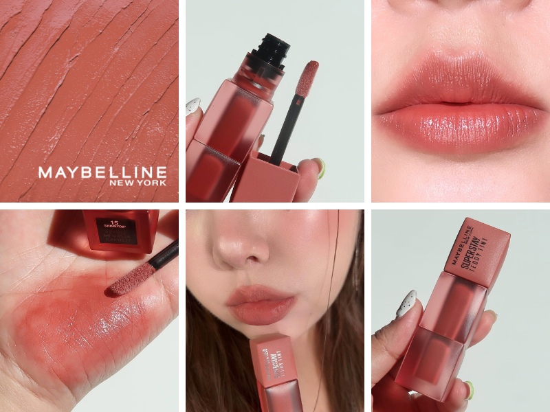 Swatch son kem lì Maybelline Superstay Teddy Tint