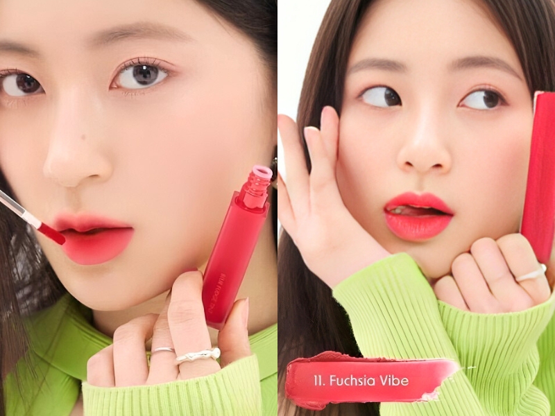 Romand Blur Fudge hồng fuchsia