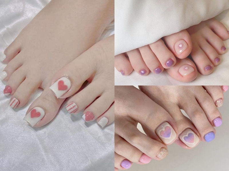 nail có Trái tim nhỏ
