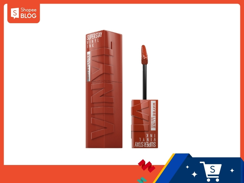 Son lì không trôi khi ăn Maybelline Superstay Vinyl Ink