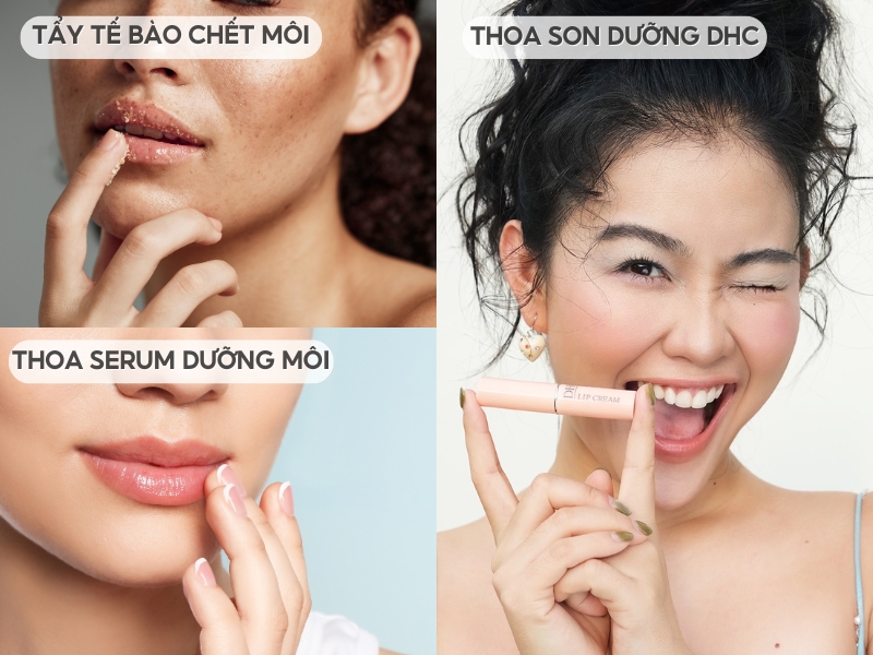3 bước chăm sóc môi hiệu quả với son dưỡng DHC