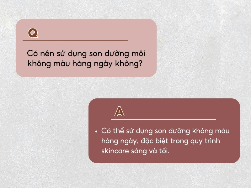 Bạn nên dùng son dưỡng trong quy trình skincare ngày và đêm