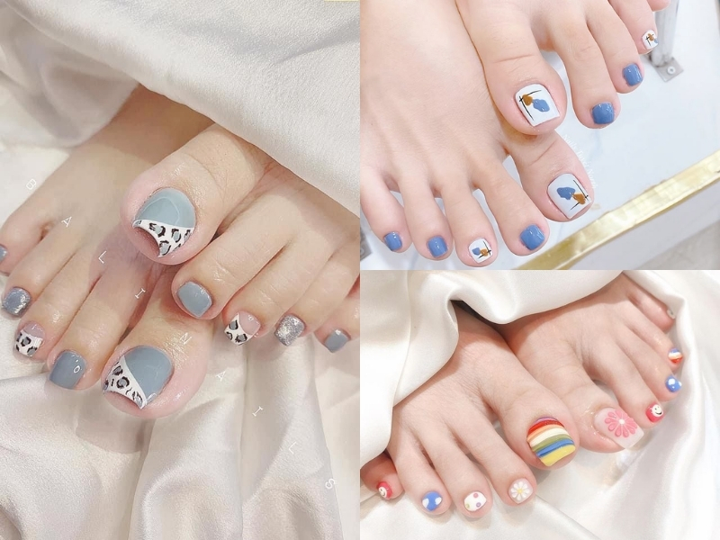 nail chân mùa hè