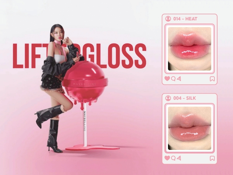 Màu đẹp nhất của dòng son bóng Maybelline Lifter Gloss