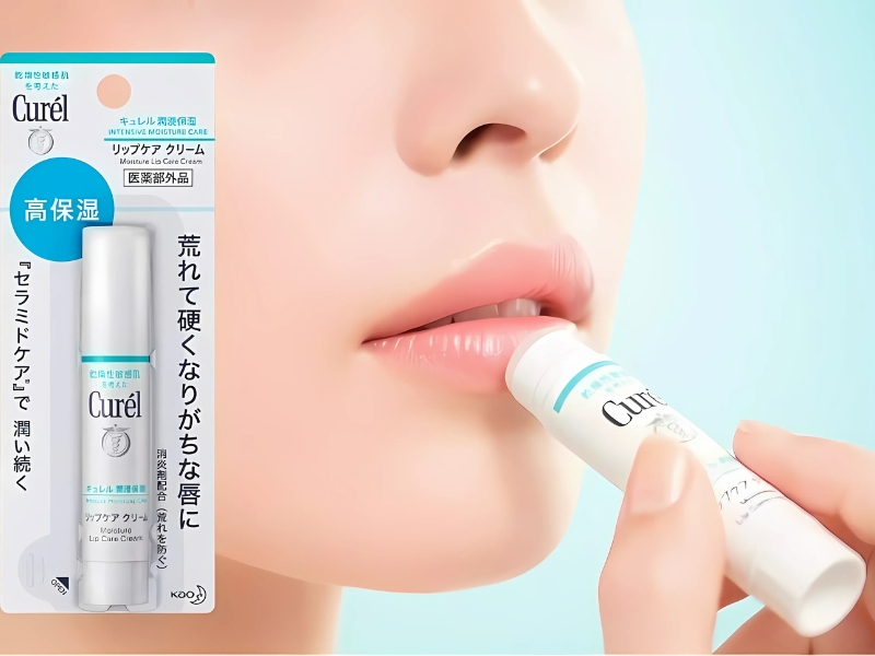 Son dưỡng môi không màu mềm mại của Curél