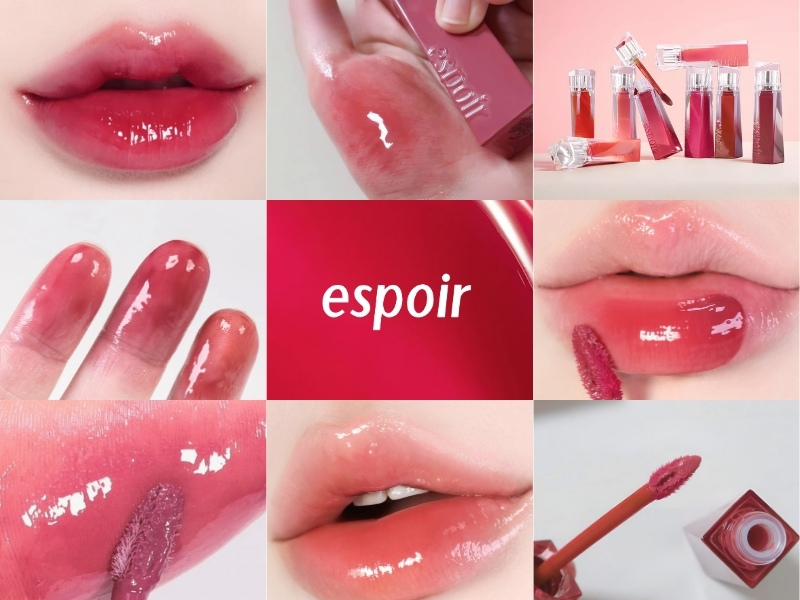 Swatch son tint lì lâu trôi Espoir Couture Glaze