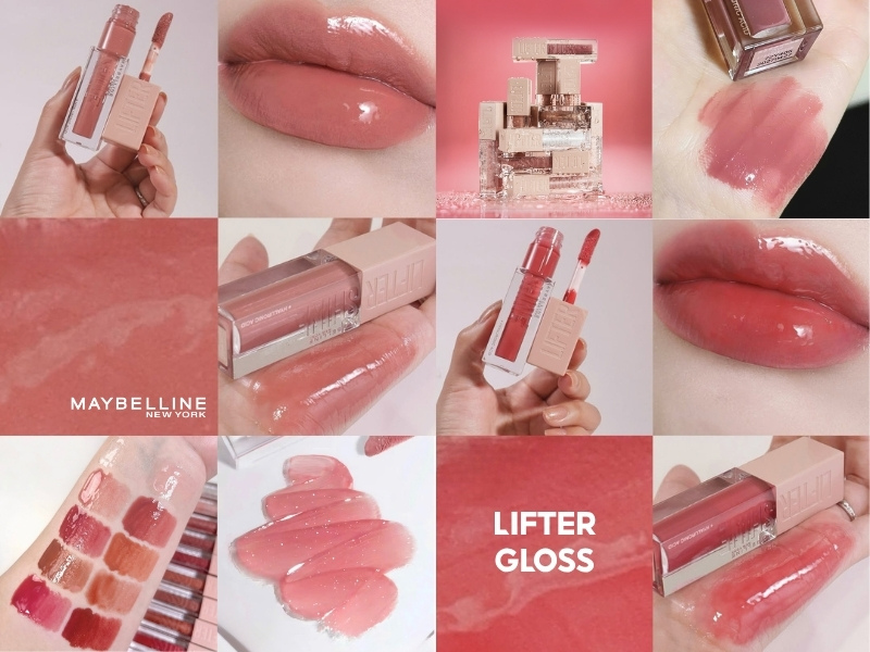 Swatch son bóng Maybelline Lifter Gloss