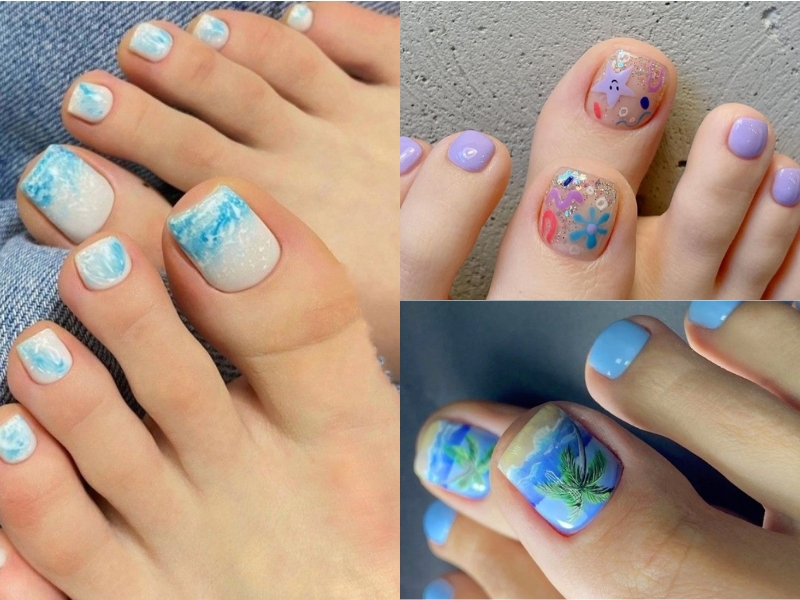 Nail hình vẽ biển