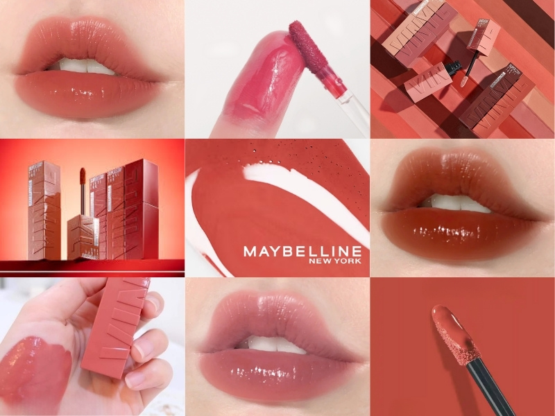 Swatch son lì không trôi Maybelline Superstay Vinyl Ink