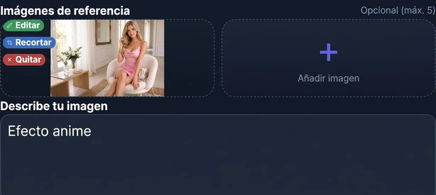 Foto antes de editarla con IA — Efecto personalizado