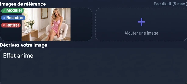 Photo avant la retouche IA — Effet personnalisé