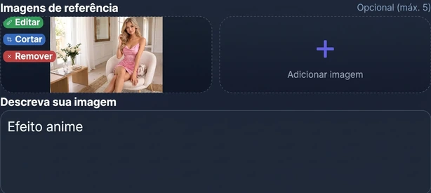 Foto antes da edição com IA — Efeito personalizado