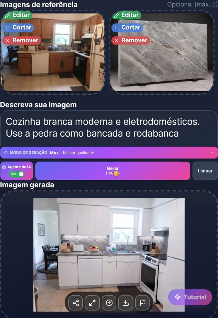 Interface de visualização de ambientes do OptimAImage