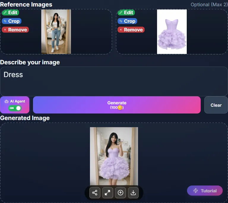 OptimAImage room visualization interface