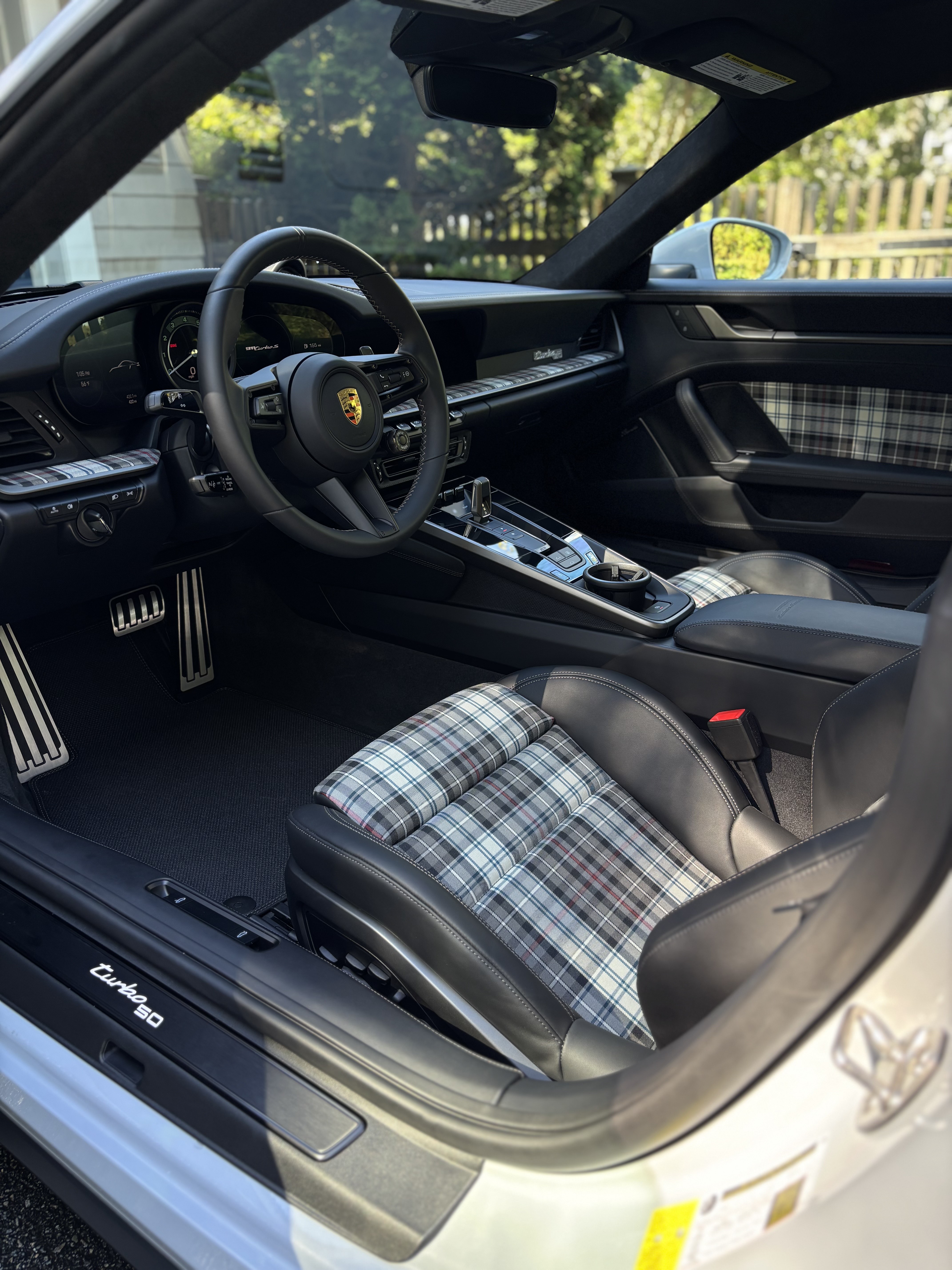 Cleaned Porsche interior