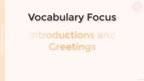 Video thumbnail: Vocabulary Focus