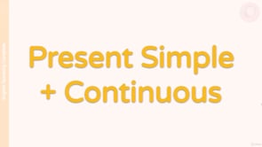Video thumbnail: Tense Present Simple + Continuous