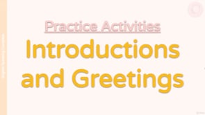 Practice Activities